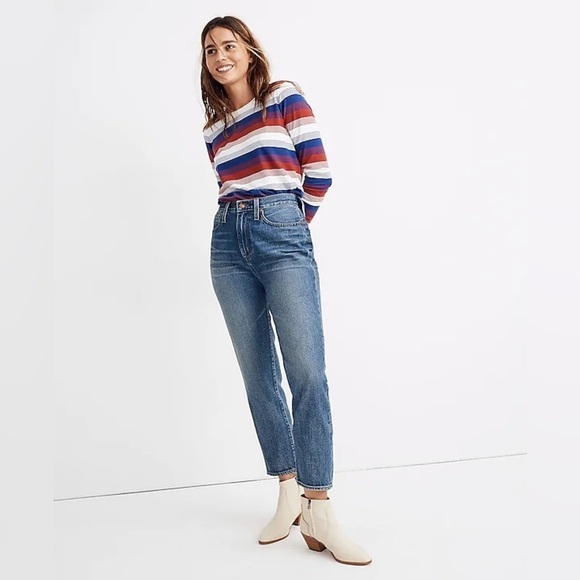 MADEWELL The Momjean In Medium Wash - Picture 2 of 7